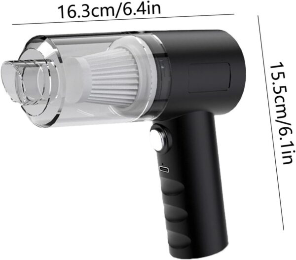 Handheld Car , 120W Powerful Small Car , Cordless Wireless Portable Handheld Car for Home/Car