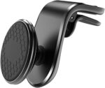 Magnetic Phone Mount for Car Vent, Strong Magnet Cell Phone Holder Car Hands Free Cradle in Vehicle, 360° Rotation Magnetic Car Phone Holder Mount Fit for iPhone,All Smartphones-Black