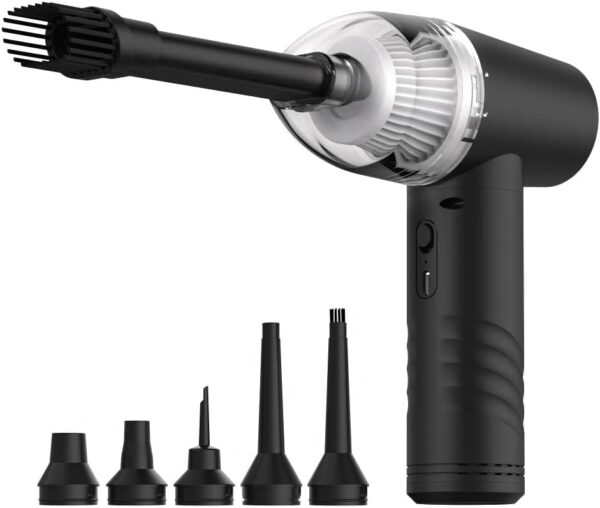 Car  Portable Cordless, 35000PA High Power Suction & Blower, Wireless Handheld  Cleaner for Car, Home, Office, Pet 4
