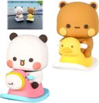 Pack of 2 Dashboard Decoration, Cartoon Panda Kawaii Car Decoration, Wobble Figure Car Decorations, It Will Not Hinder the Driver's View, Suitable for Car, Desk Decoration