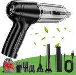 Portable Air Blower/Car cum, Wireless Handheld Car  Cleaner, Rechargeable High Power Cordless  Cleaner for Home (Black)