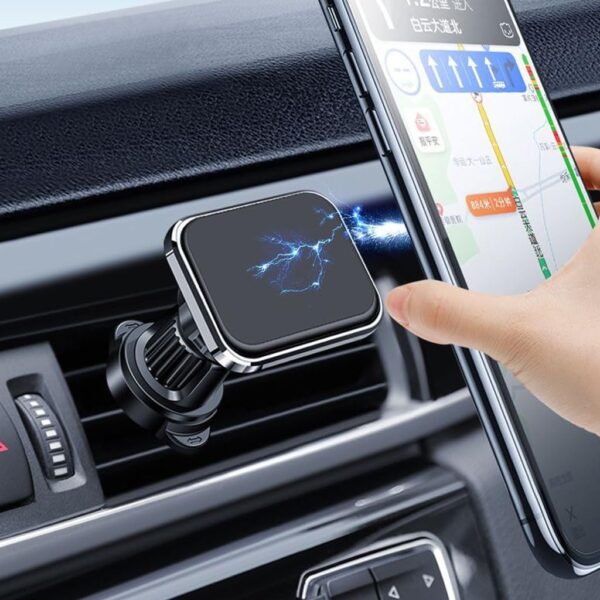 Car Phone Holder Air Conditioner Vent Holder Universal Navigation Swivel Holder Magnetic Cell Phone Holder