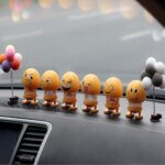 14 pieces car dashboard decoration, car decoration, head shake doll, for office, table decoration, desk decoration.