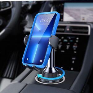 Car Cup Holder Phone Mount — [Stable & Shake-Proof] 360° Freely Adjustable — Suitable for Cars, Trucks, Jeeps, and Golf Carts; Compatible with 4–7 Inch Phones