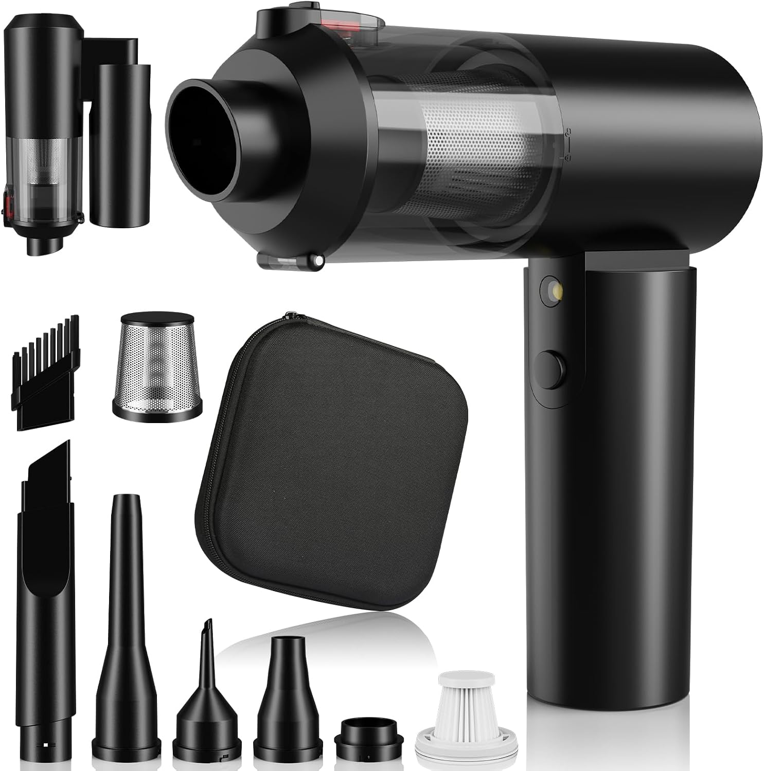 Portable Air Blower/Car °Foldable 3in1 Handheld s Cleaner Brushless Motor High Power 14500PA Compressed Air Dusters Cordless  Cleaners for Car Home