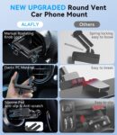 Compatible with  Car Mount , Strong Magnetic Phone Holder for iPhone 16 15 14 13 12 Pro Max Plus Mini